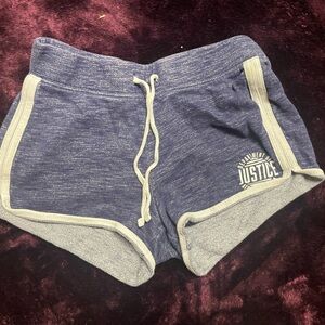 Justice Navy blue Shorts